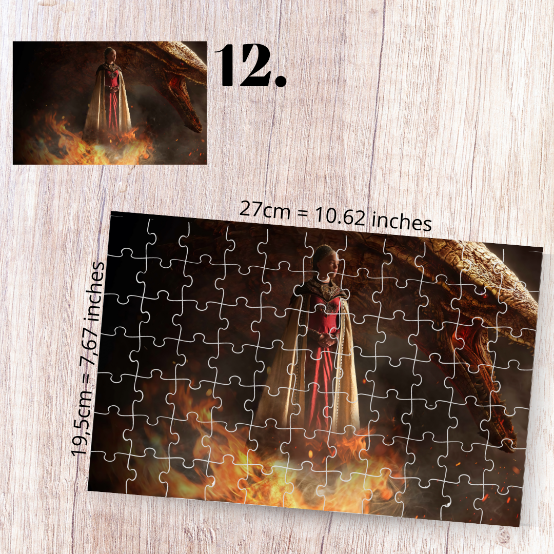 Puzzle Ród Smoka / House of the Dragon – fantasy, uniwersum Gry o Tron