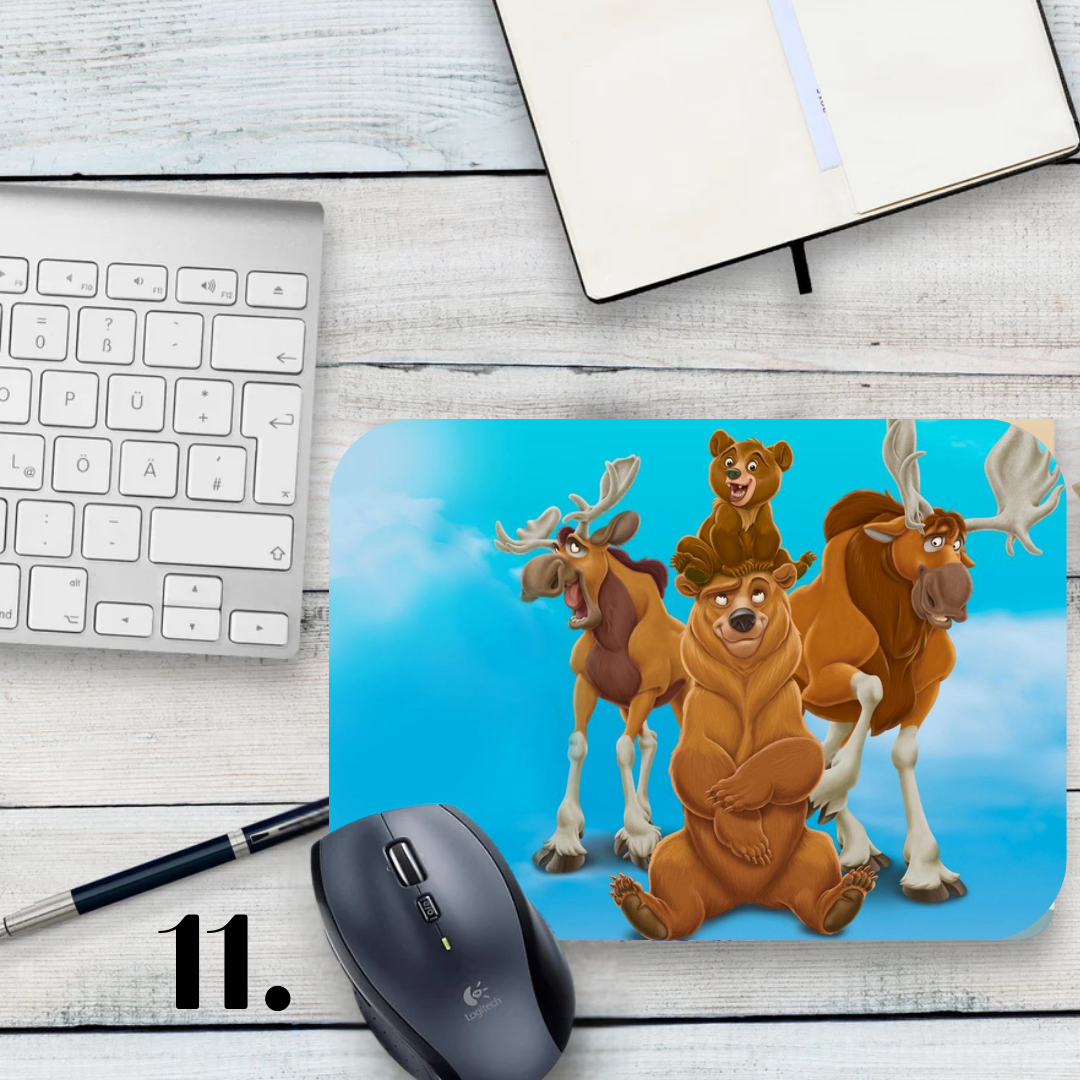 Brother Bear Mouse Pad - Koda and Kenai