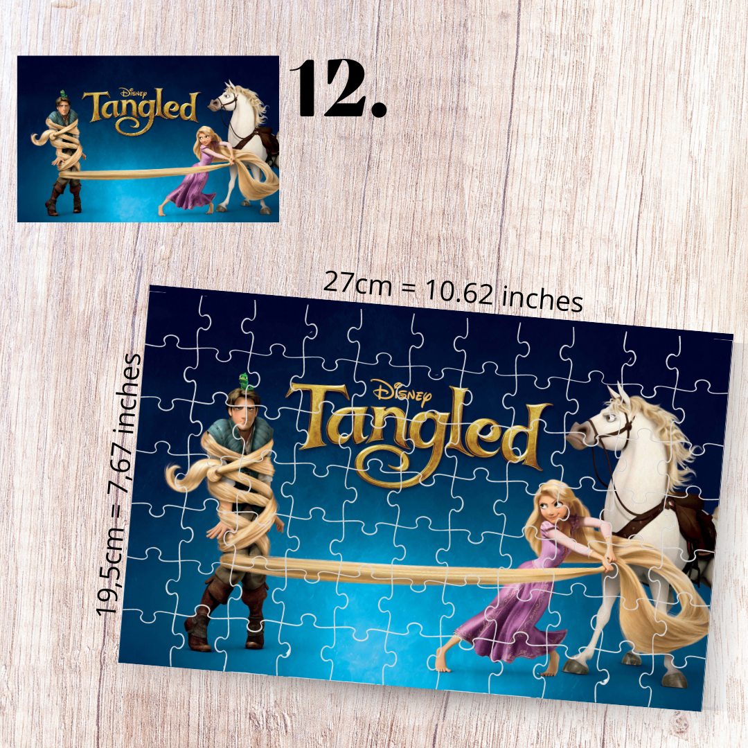 Puzzle Zaplątani / Tangled – Roszpunka, animacja Disney