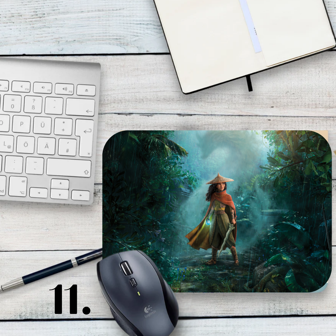 Raya and the Last Dragon Mouse Pad - Disney animation, Raya and Sisu