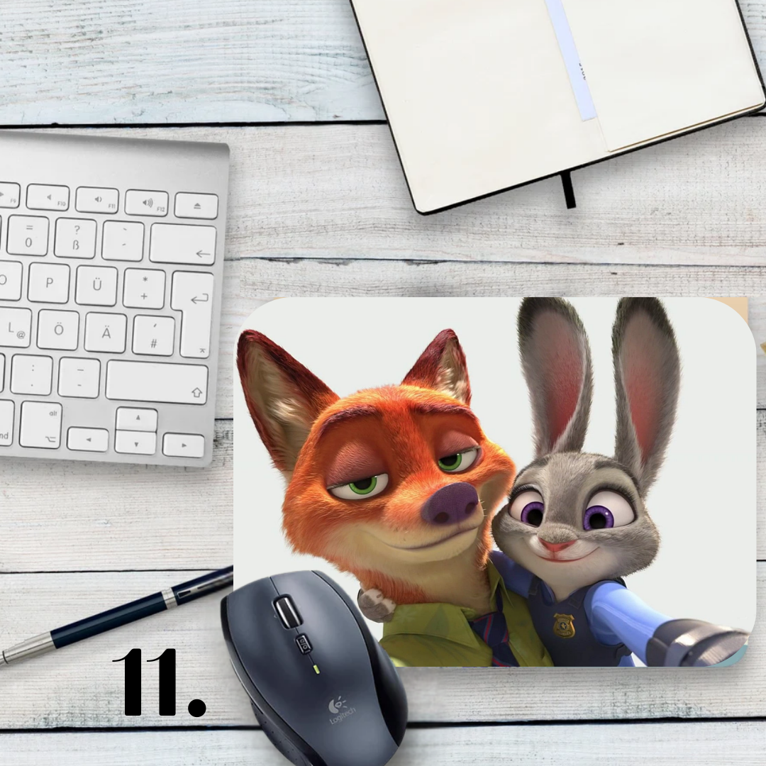 Zootopia Mouse Pad - Judy Hopps and Nick Wilde