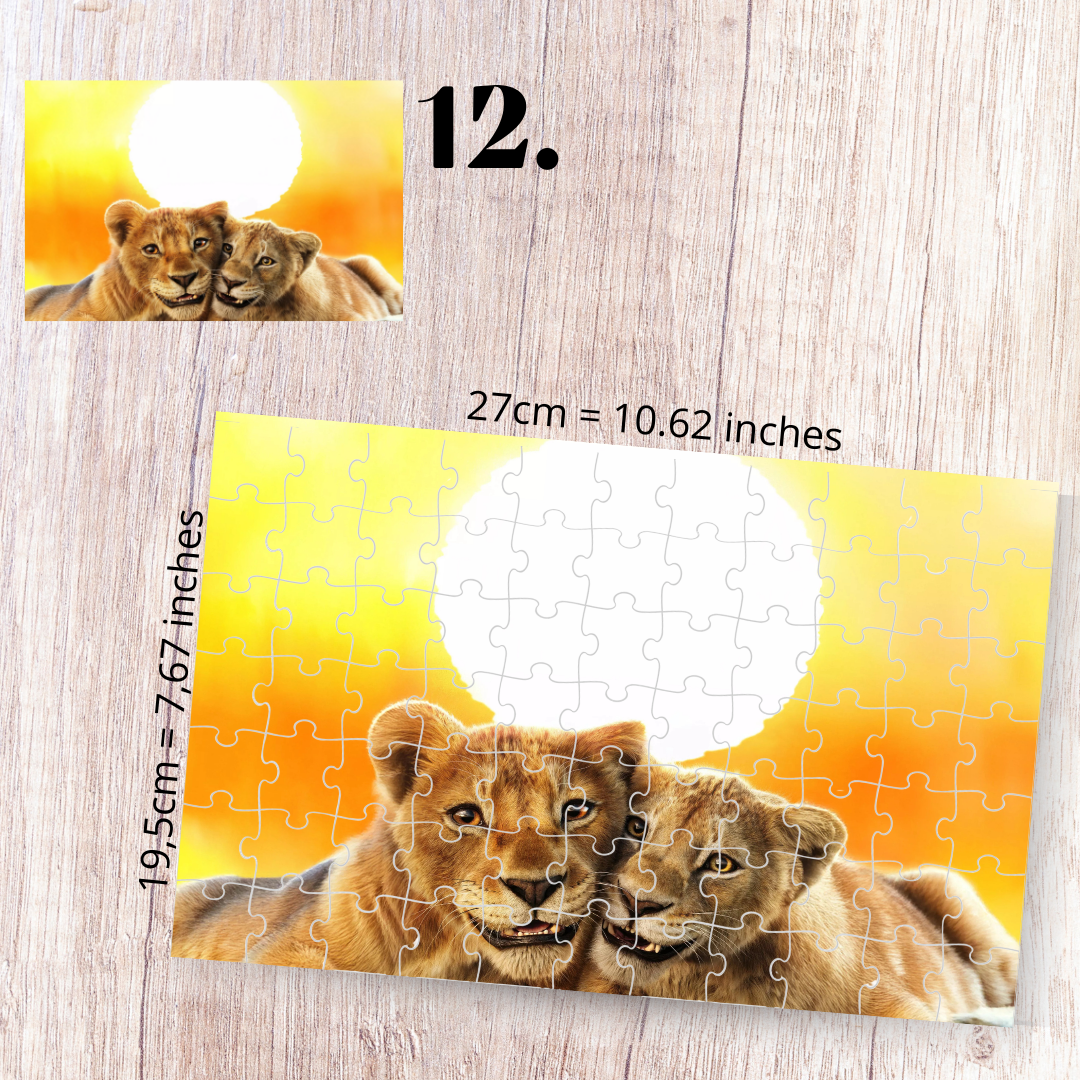 The Lion King puzzle - Simba, Nala, Timon and Pumbaa