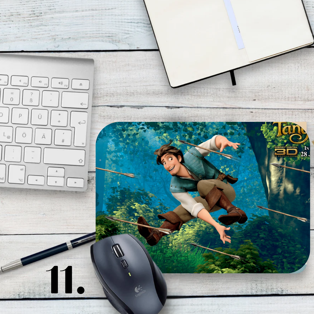 Podkładka pod mysz Zaplątani / Tangled – animacja Disney, Roszpunka i Flynn Rider