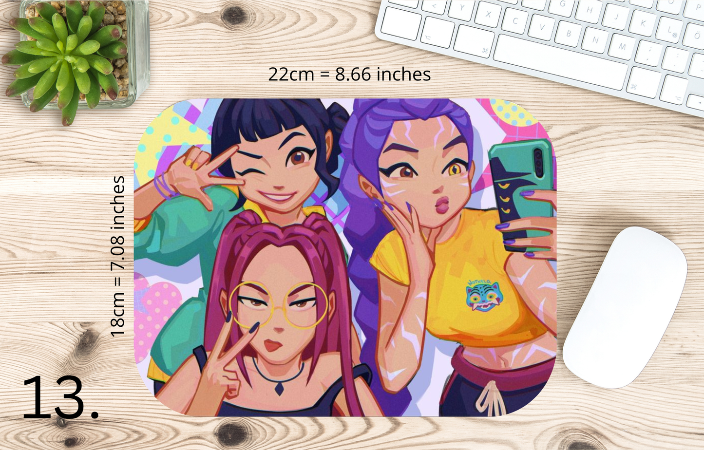Kpop Demon Hunters | MAUSEPAD, Gaming Mouse Pad
