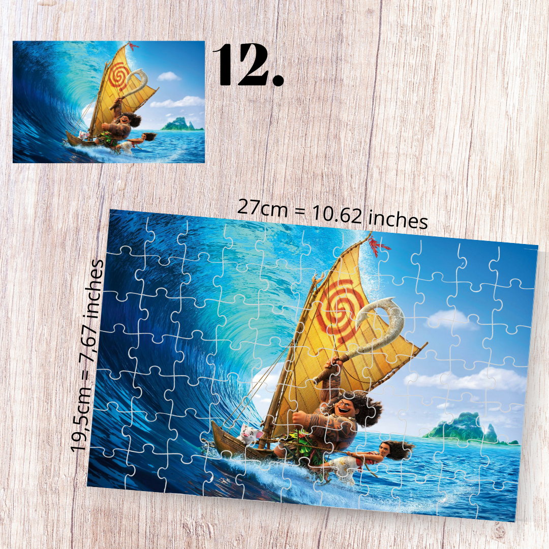 Puzzle 88 Pieces - Moana Inspired