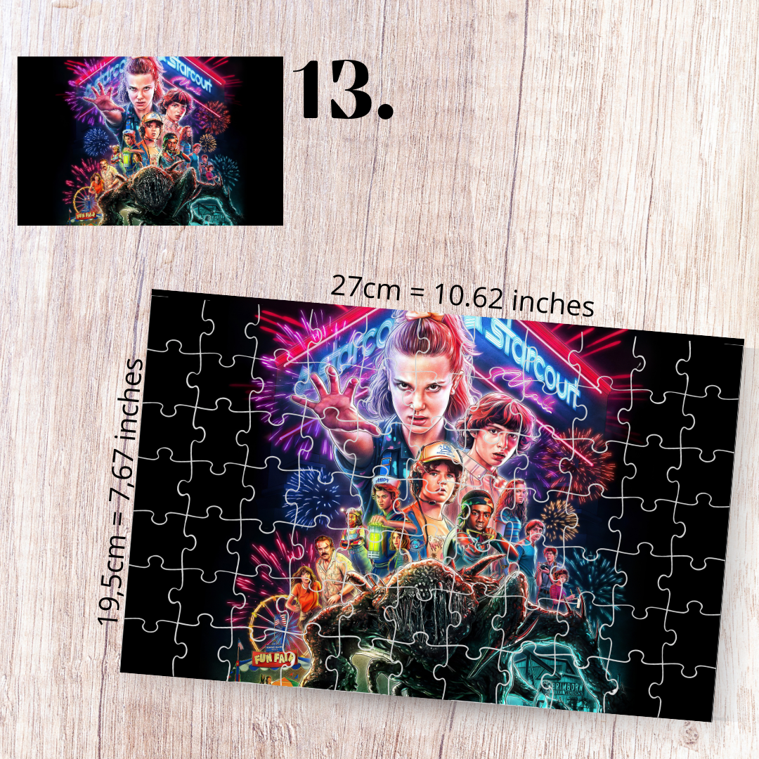 Puzzle Stranger Things / Stranger Things – serial Netflix, horror fantasy