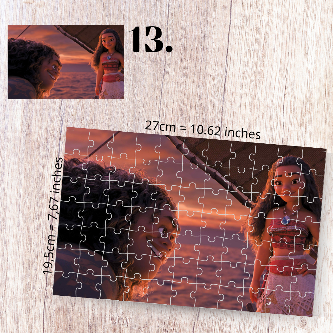 Puzzle 88 Pieces - Moana Inspired