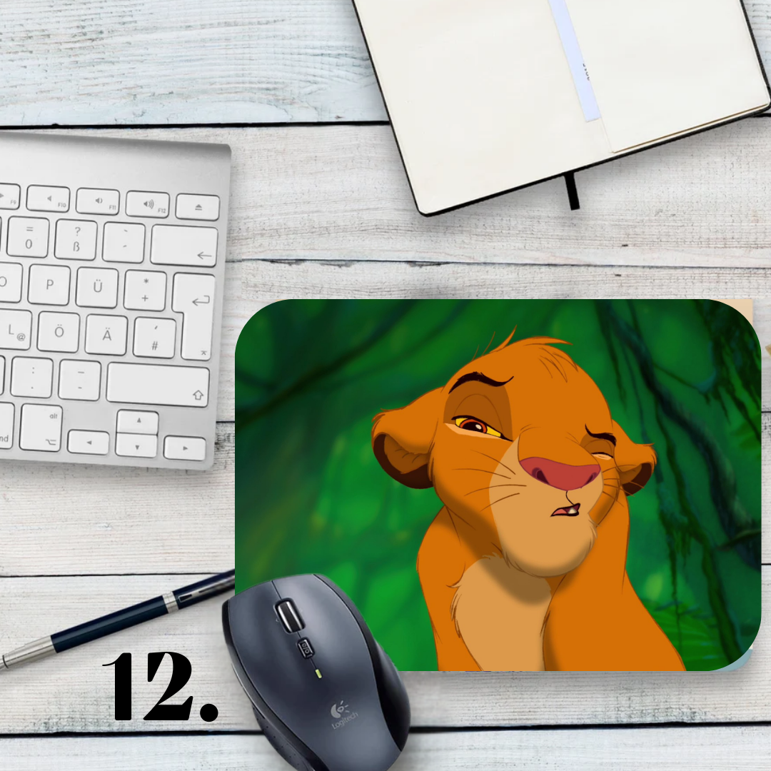 The Lion King Mouse Pad – Simba, Nala, Timon, and Pumbaa