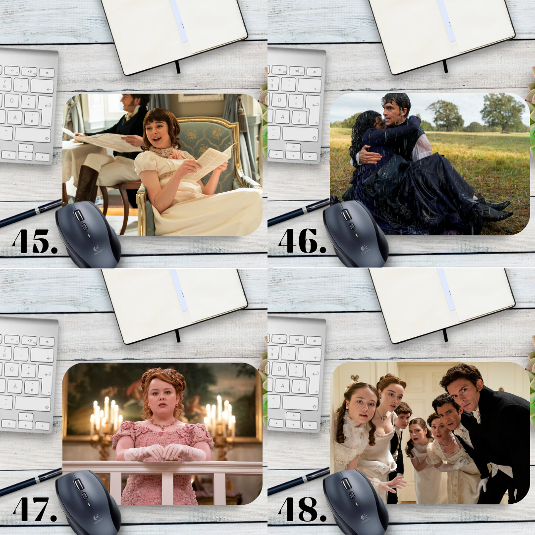 Podkładka pod mysz Bridgerton / Bridgerton – serial Netflix, romans regencji, Londyn