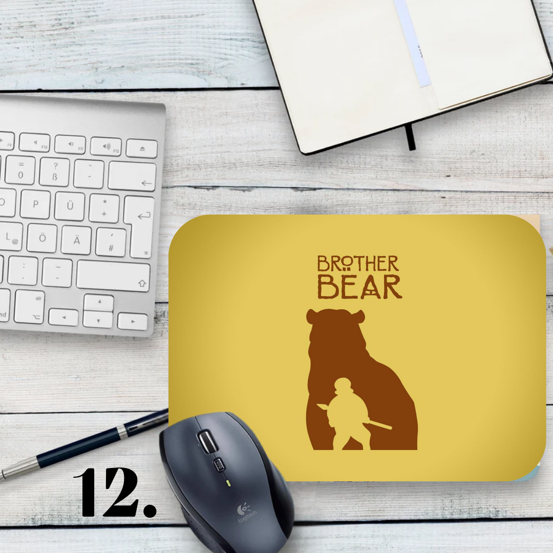 Brother Bear Mouse Pad - Koda and Kenai