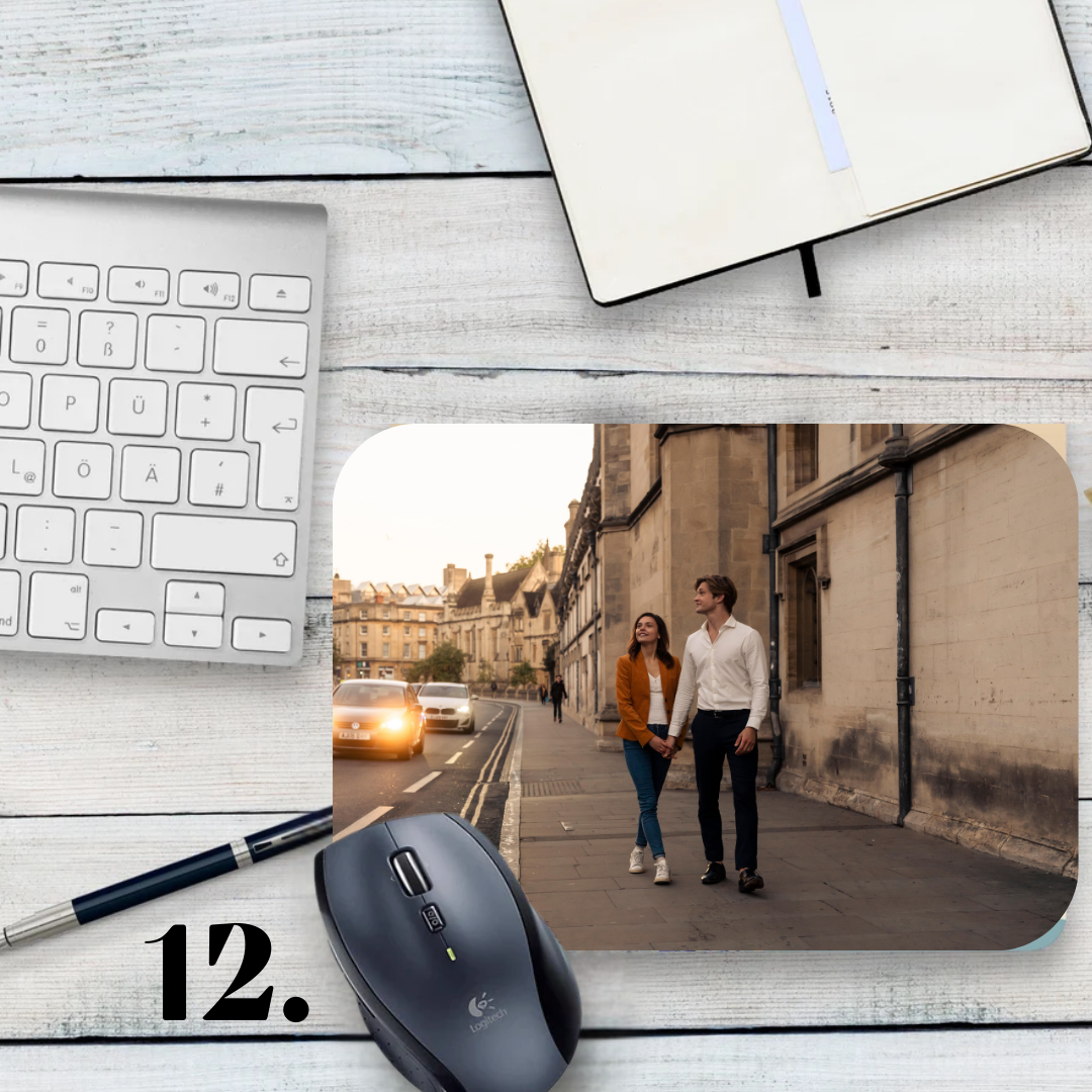 Podkładka pod mysz Maxton Hall / Maxton Hall – serial romantyczny, Ruby Bell i James Beaufort