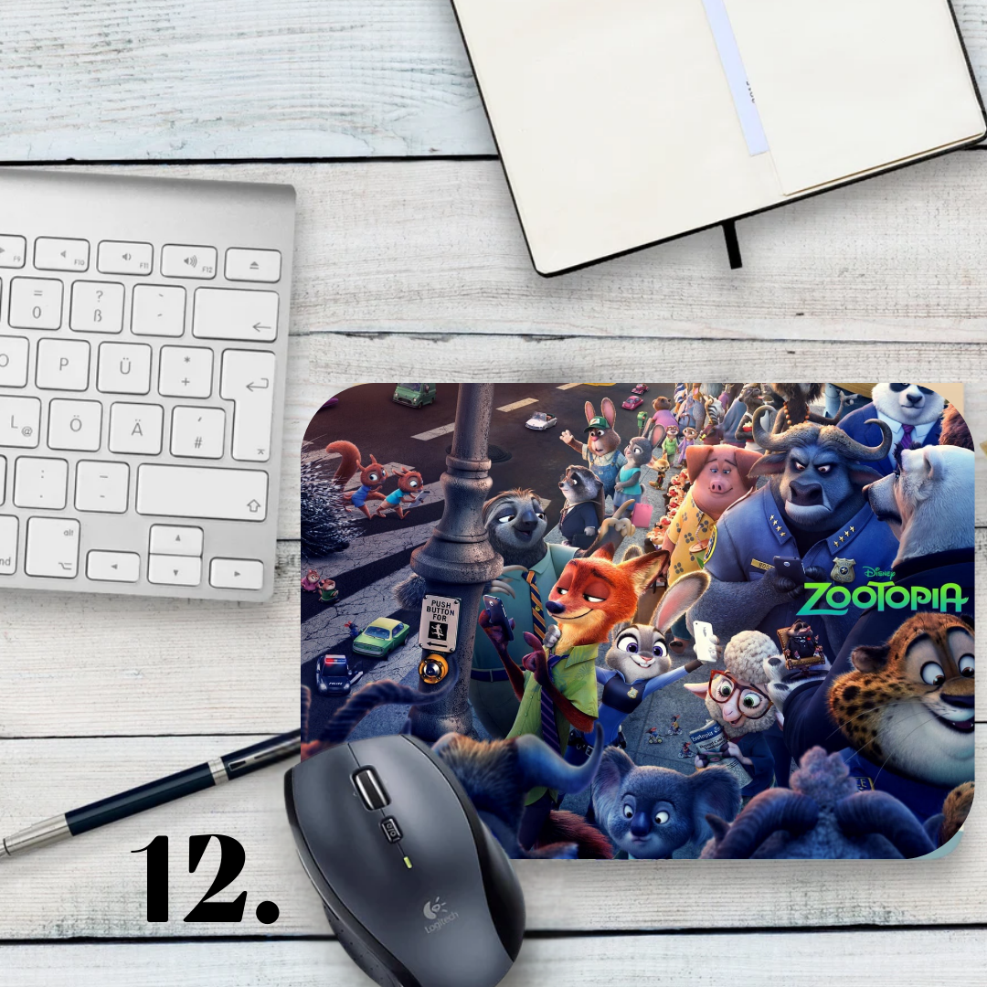 Podkładka pod mysz Zwierzogród / Zootopia – Judy Hopps i Nick Wilde