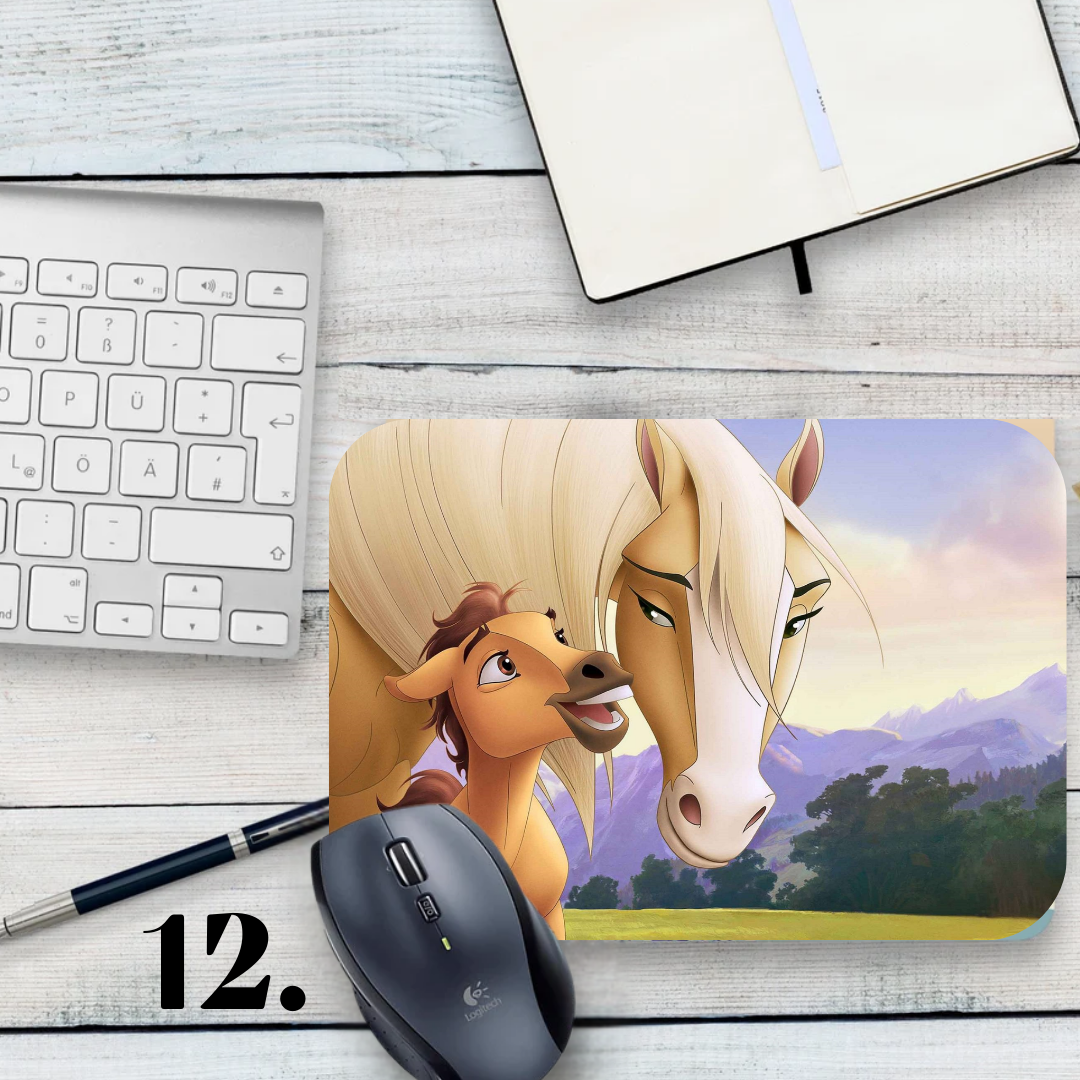 Mustang: Spirit of the Cimarron mouse pad - animation