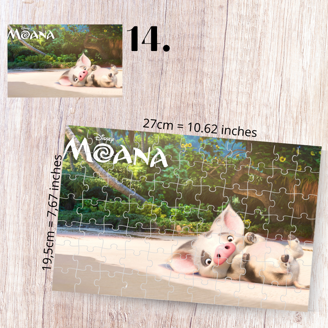 Puzzle 88 Pieces - Moana Inspired