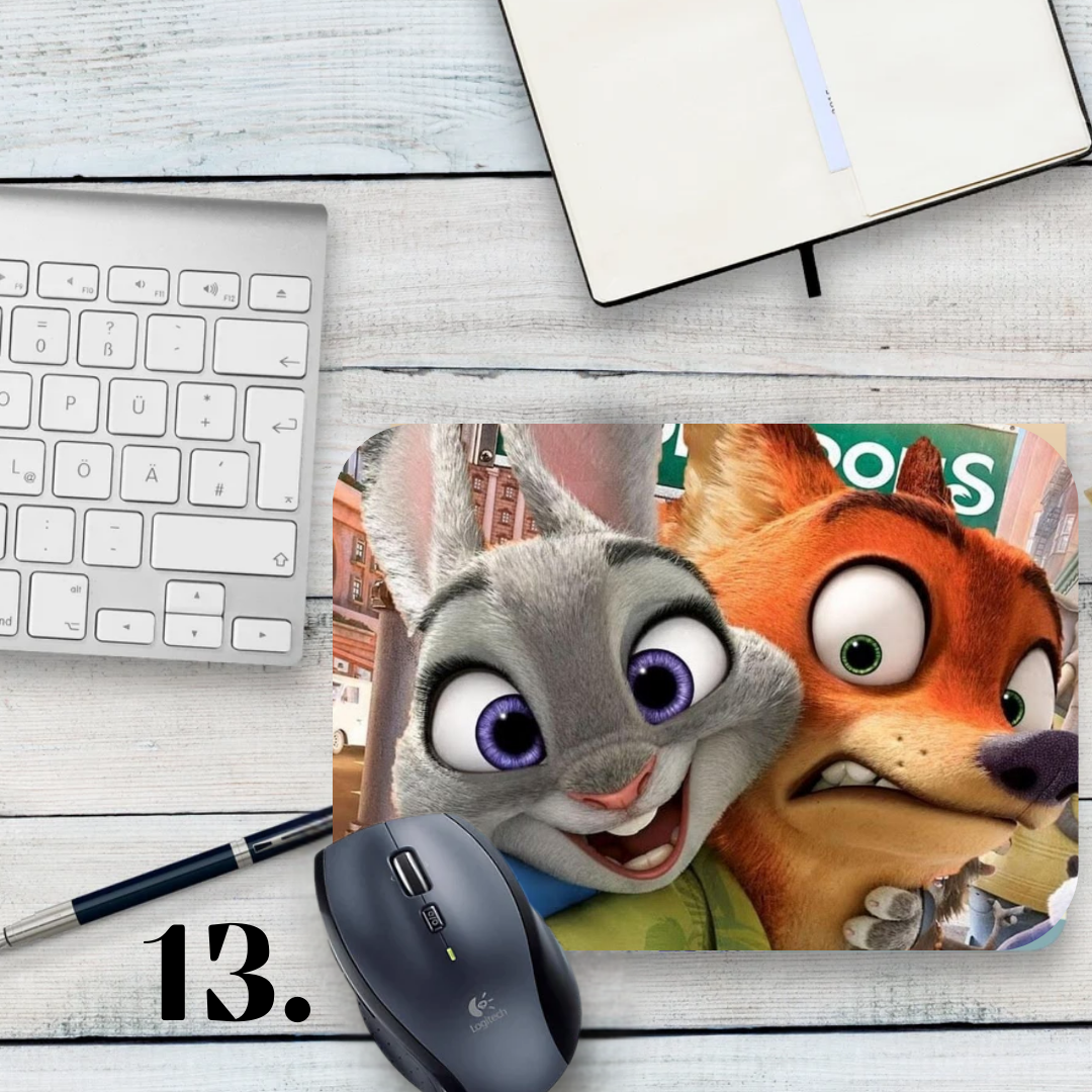 Podkładka pod mysz Zwierzogród / Zootopia – Judy Hopps i Nick Wilde