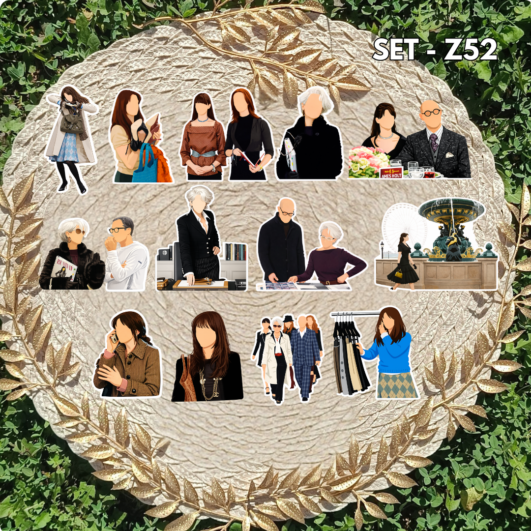 The Devil Wears Prada Sticker Set – Fashion, Cult Film