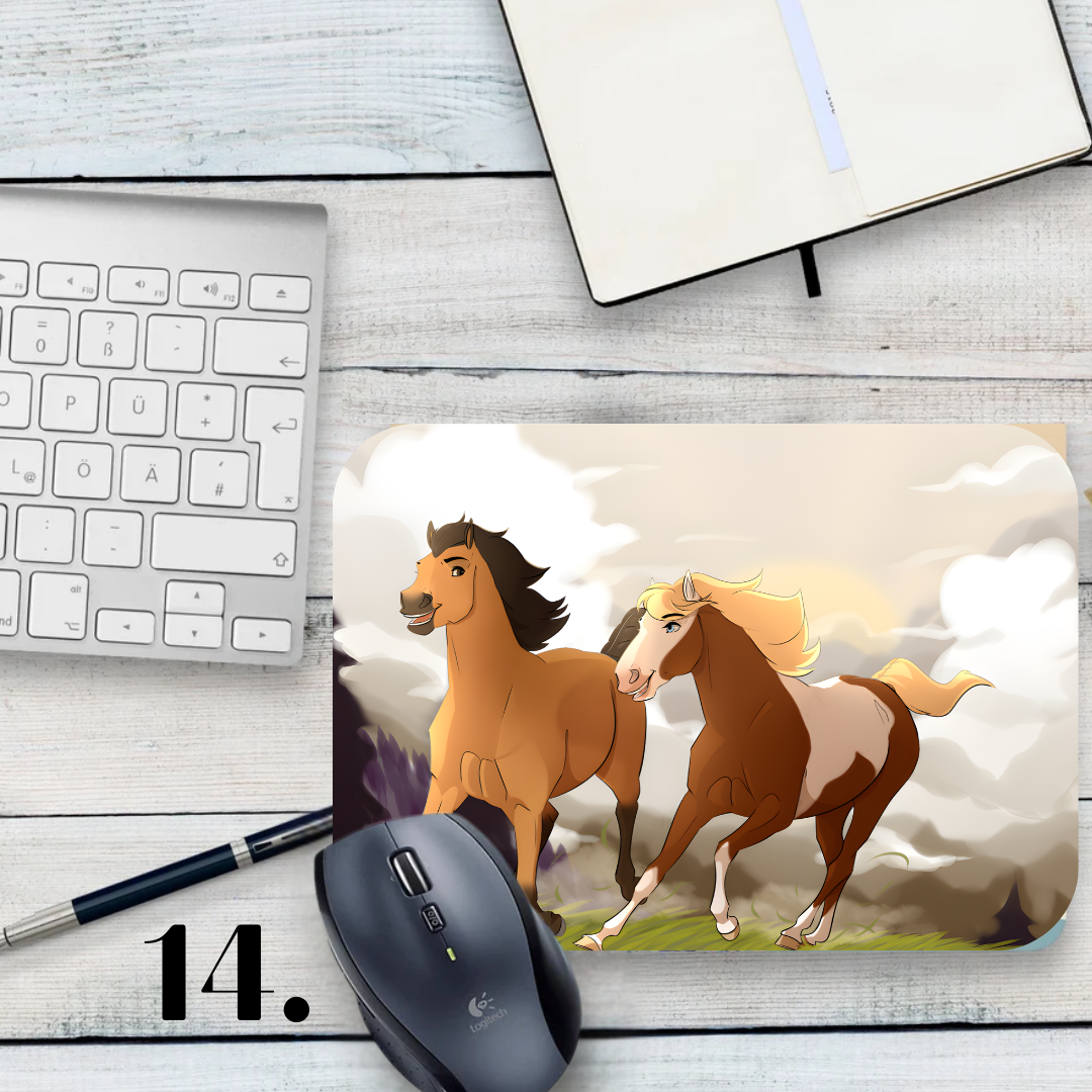 Mustang: Spirit of the Cimarron mouse pad - animation