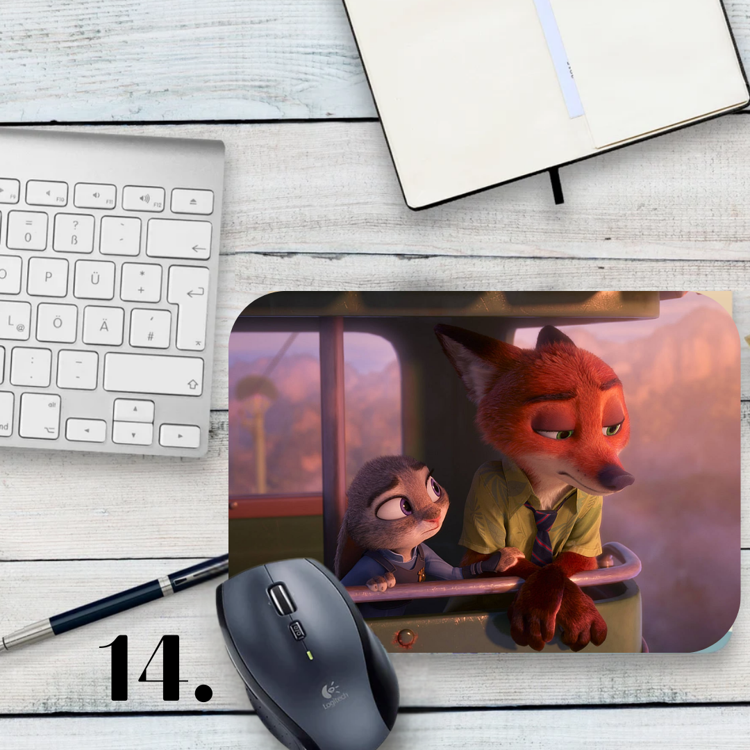 Podkładka pod mysz Zwierzogród / Zootopia – Judy Hopps i Nick Wilde