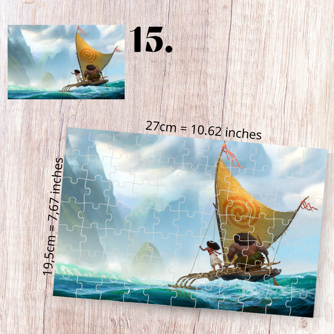Puzzle 88 Pieces - Moana Inspired