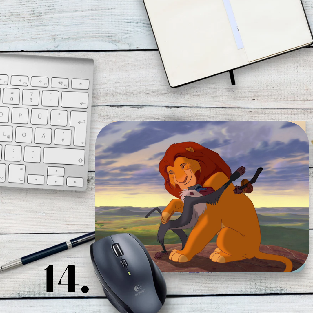 The Lion King Mouse Pad – Simba, Nala, Timon, and Pumbaa