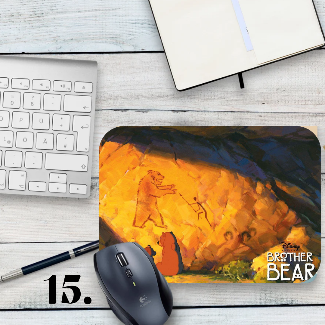 Brother Bear Mouse Pad - Koda and Kenai