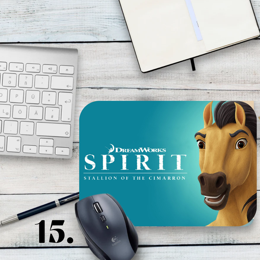 Mustang: Spirit of the Cimarron mouse pad - animation