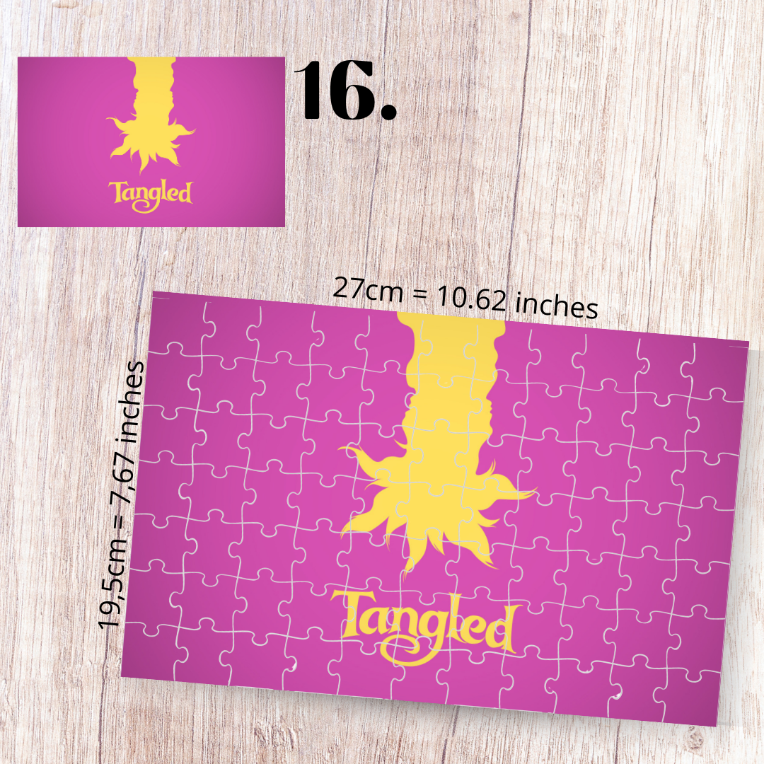Puzzle Zaplątani / Tangled – Roszpunka, animacja Disney