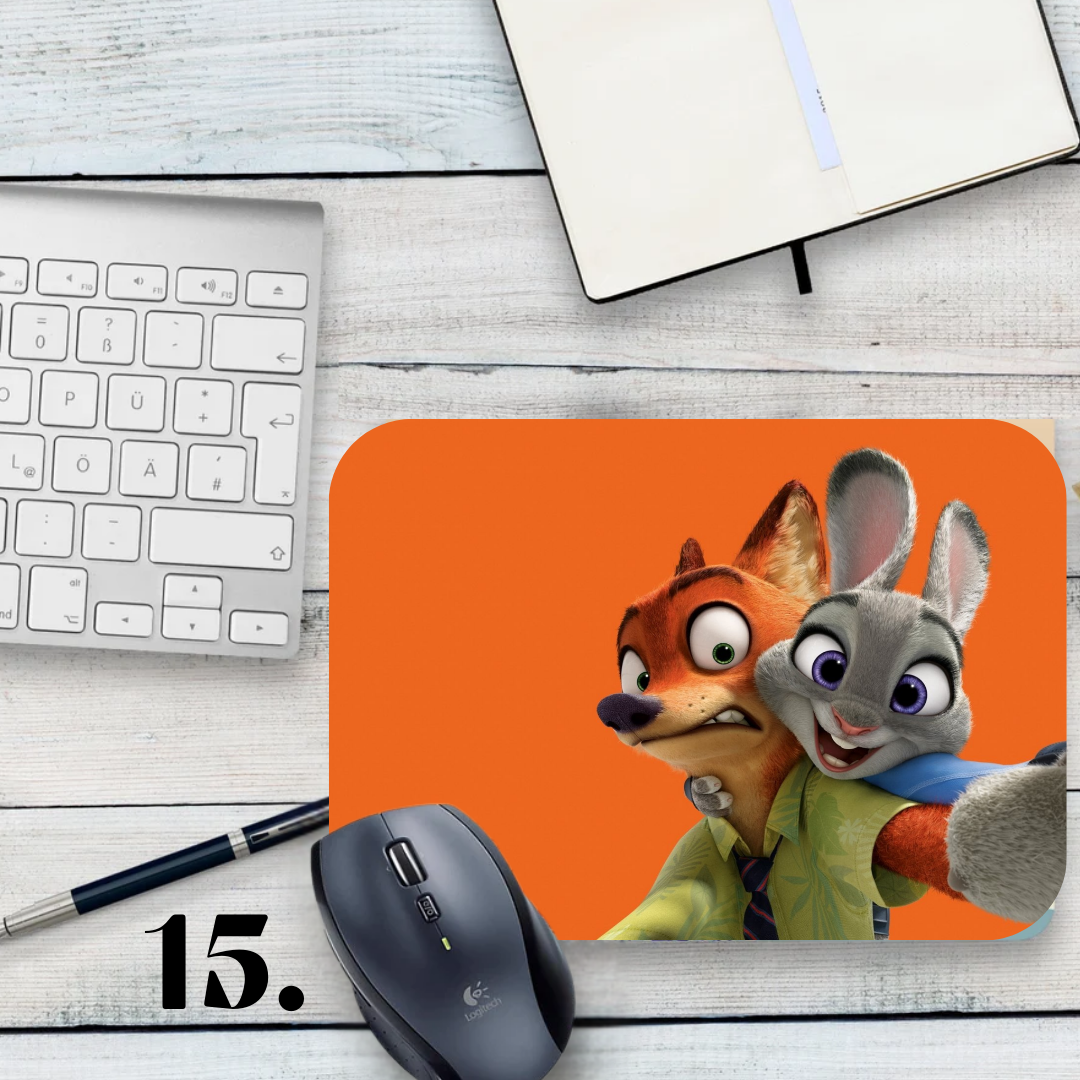 Podkładka pod mysz Zwierzogród / Zootopia – Judy Hopps i Nick Wilde