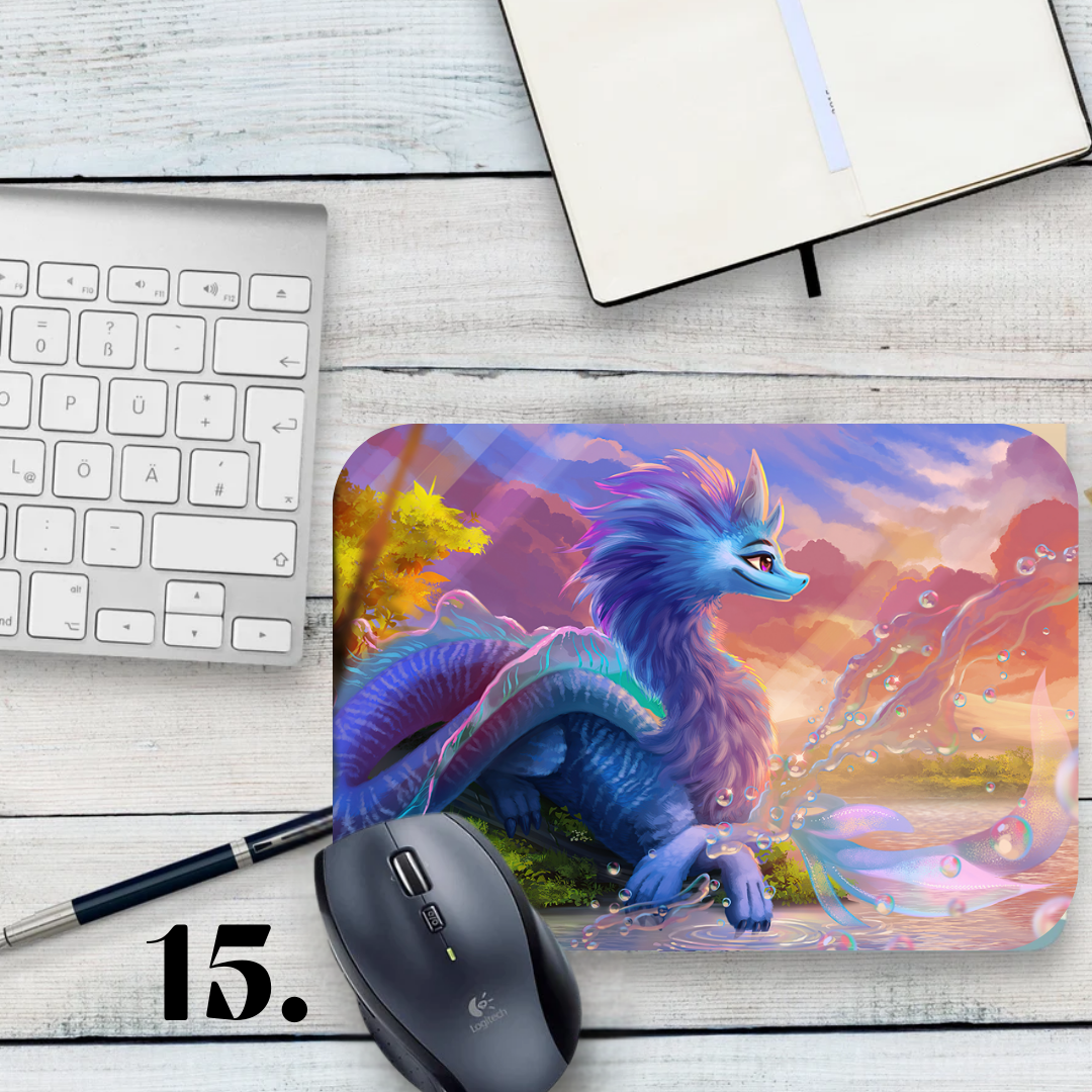 Raya and the Last Dragon Mouse Pad - Disney animation, Raya and Sisu