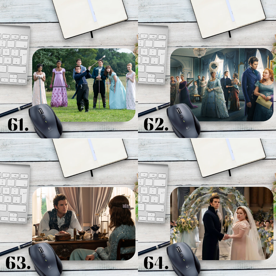 Podkładka pod mysz Bridgerton / Bridgerton – serial Netflix, romans regencji, Londyn