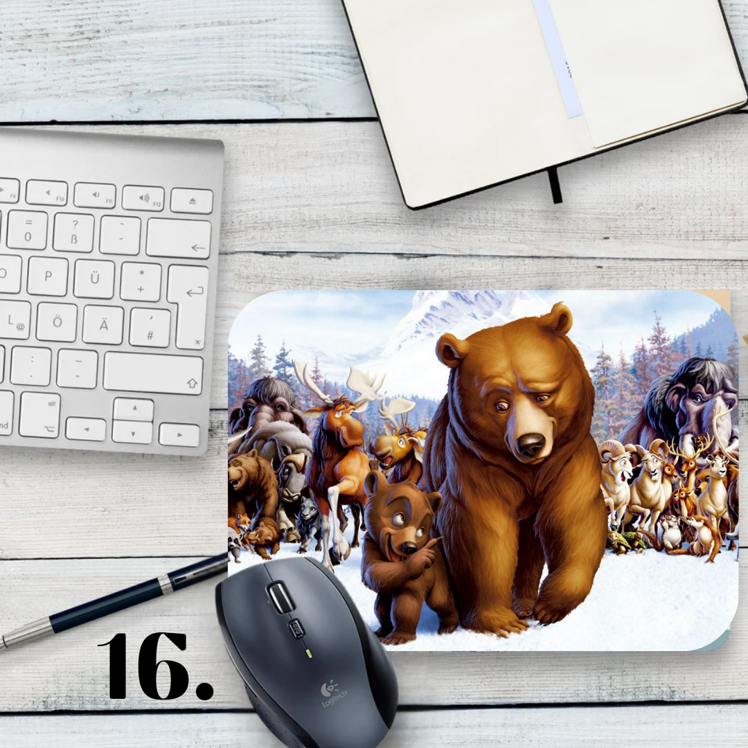 Brother Bear Mouse Pad - Koda and Kenai