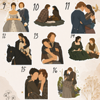 Sticker – Outlander, Jamie & Claire