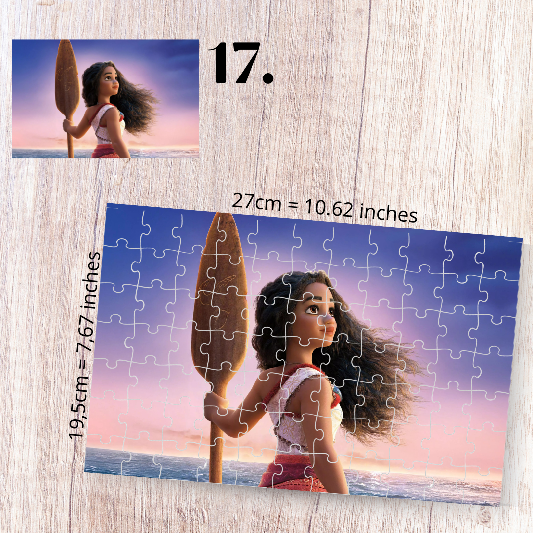 Puzzle 88 Pieces - Moana Inspired