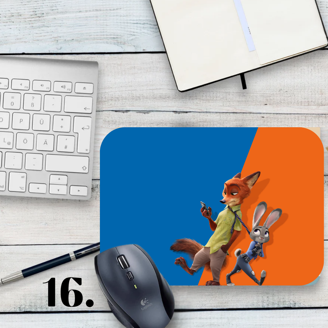 Zootopia Mouse Pad - Judy Hopps and Nick Wilde