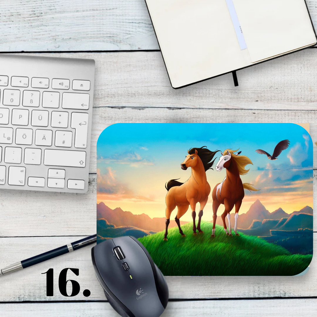 Mustang: Spirit of the Cimarron mouse pad - animation