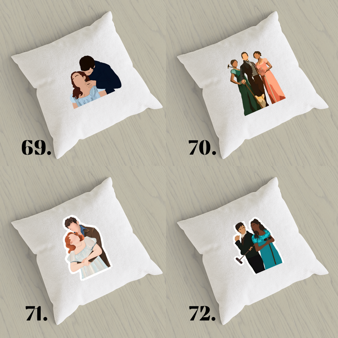 Poszewka na poduszkę Bridgerton / Bridgerton – romans regencji, dekoracja wnętrza