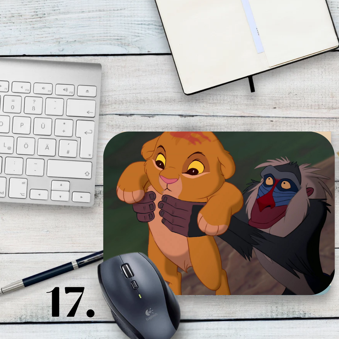 The Lion King Mouse Pad – Simba, Nala, Timon, and Pumbaa