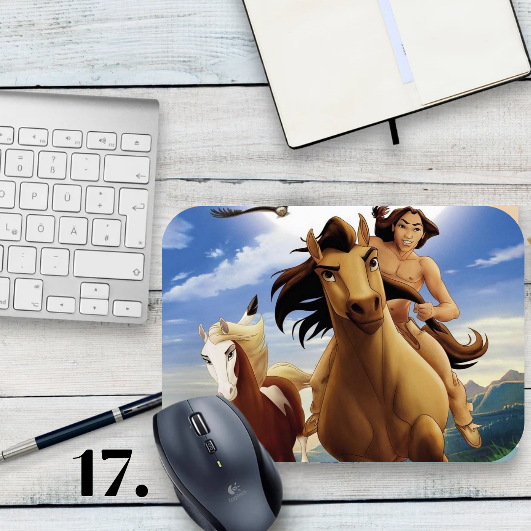 Mustang: Spirit of the Cimarron mouse pad - animation