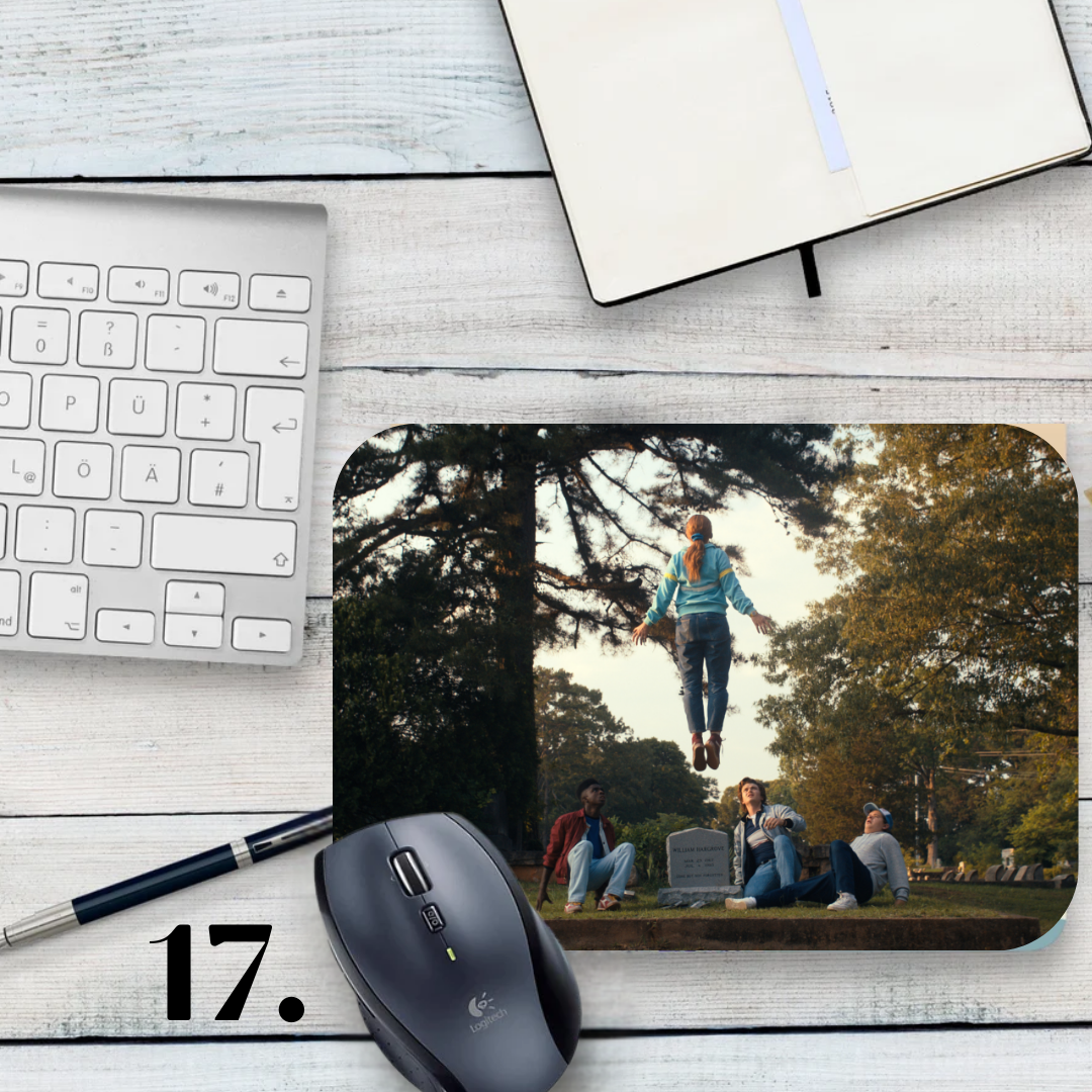 Podkładka pod mysz Stranger Things / Stranger Things – serial Netflix, Hawkins, Eleven