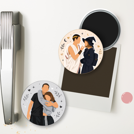Fridge Magnet 58 mm - Through My Window Inspired