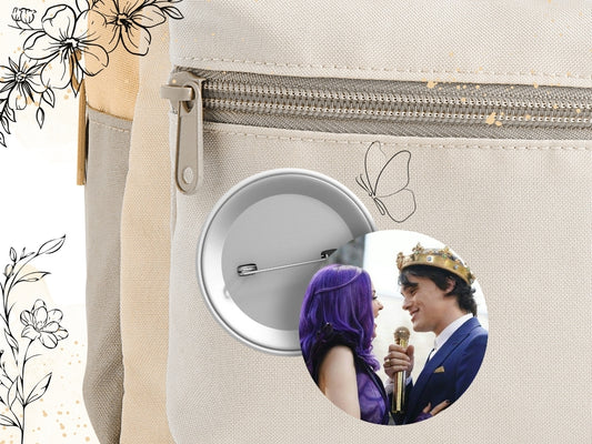 Descendants Pin - Disney movie inspired, aesthetic pin, Mal, Evie, Ben