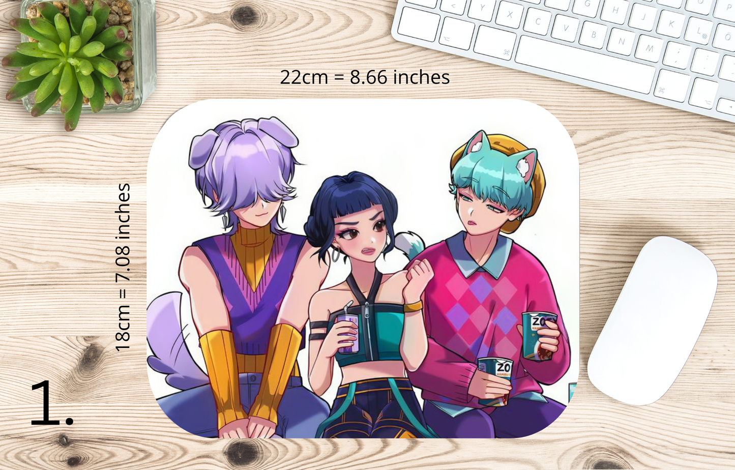Kpop Demon Hunters | MAUSEPAD, Gaming Mouse Pad