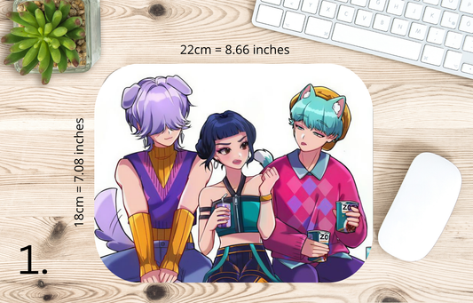 Kpop Demon Hunters | MAUSEPAD, Gaming Mouse Pad