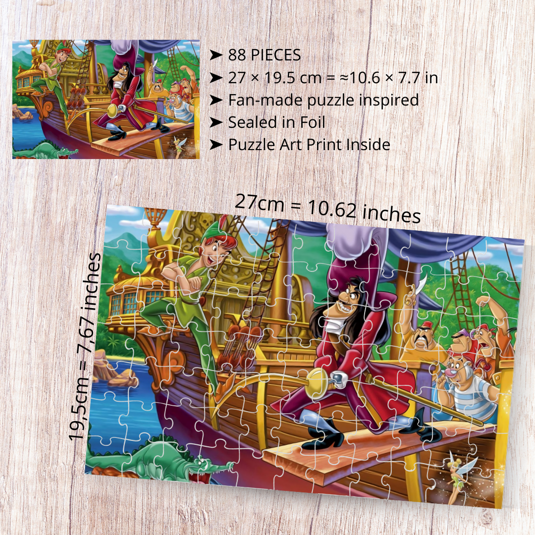 Peter Pan Puzzle - a classic Disney fairy tale