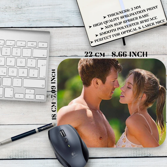 Mousepad Only Not You / Anyone But You - romantic comedy, Bea and Ben