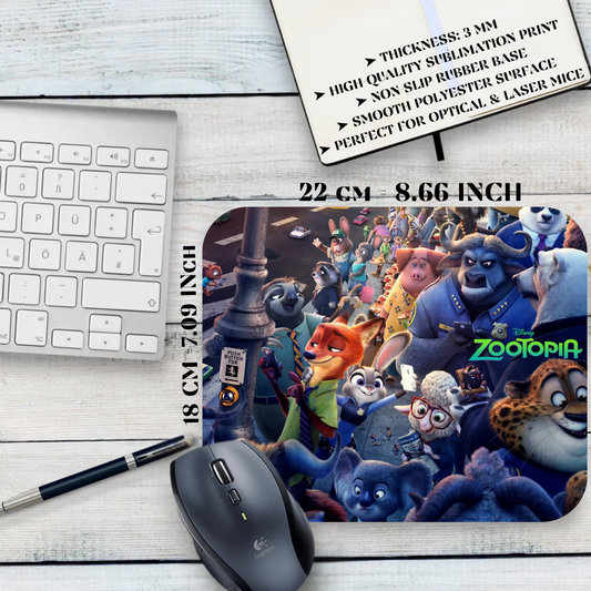 Zootopia Mouse Pad - Judy Hopps and Nick Wilde