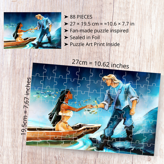 Puzzle Pocahontas / Pocahontas – klasyczna animacja Disney