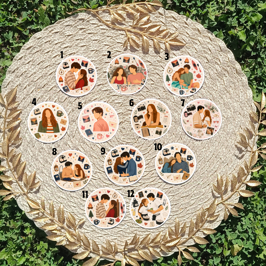 Magnes 58 mm Każdy kolejny rok – bookish romance i BookTok aesthetic