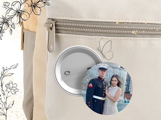 Purple Hearts | Backpack pin