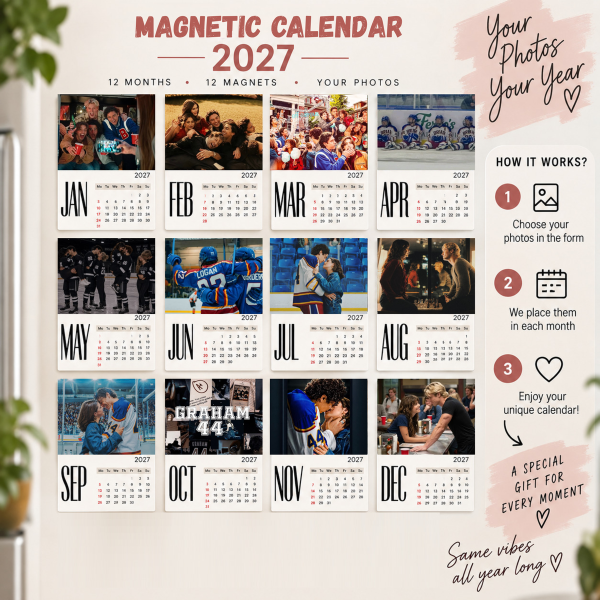 Kalendarz magnetyczny 2027 – Off Campus